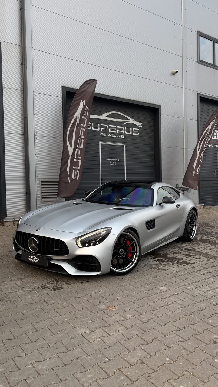 Silver Mercedes