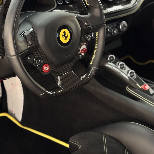Supercar interior